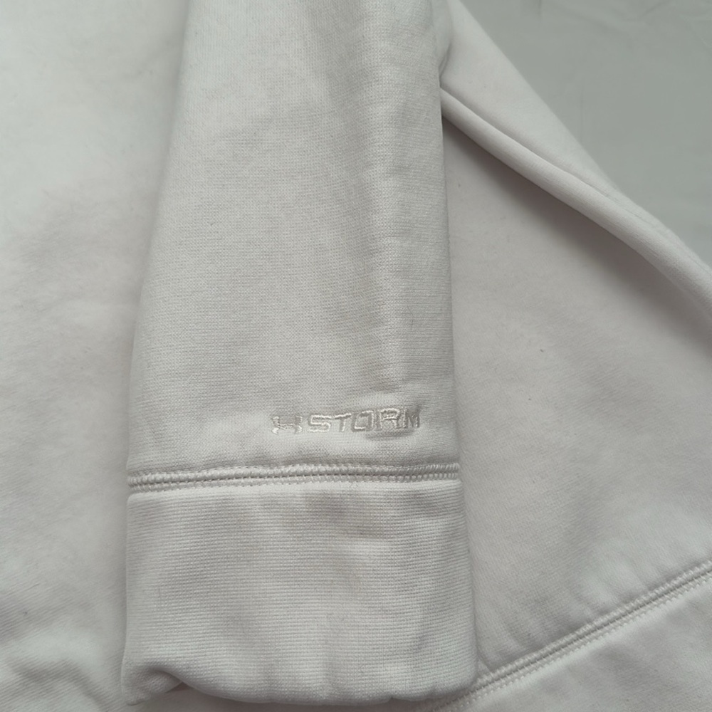 Under Armour Penn State University white navy blue loose fit pocket hoodie - Picture 8 of 8